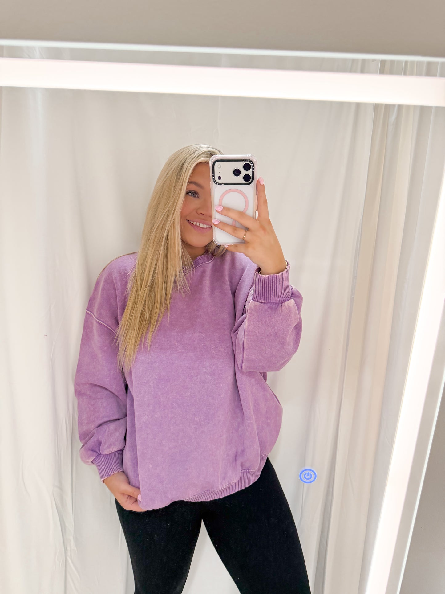Everyday Acid Wash Pullover