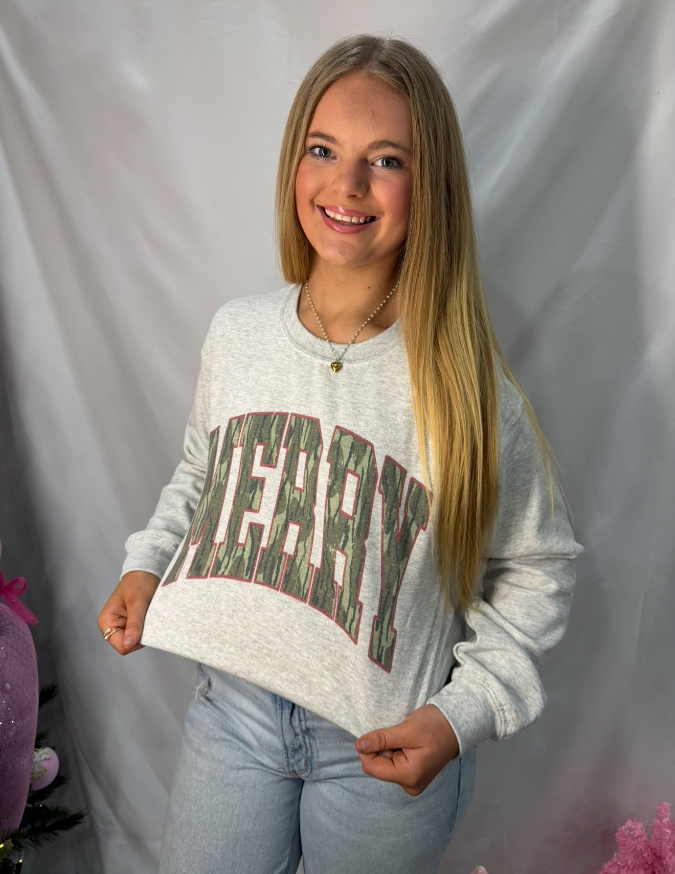 Camo Merry Sweatshirt