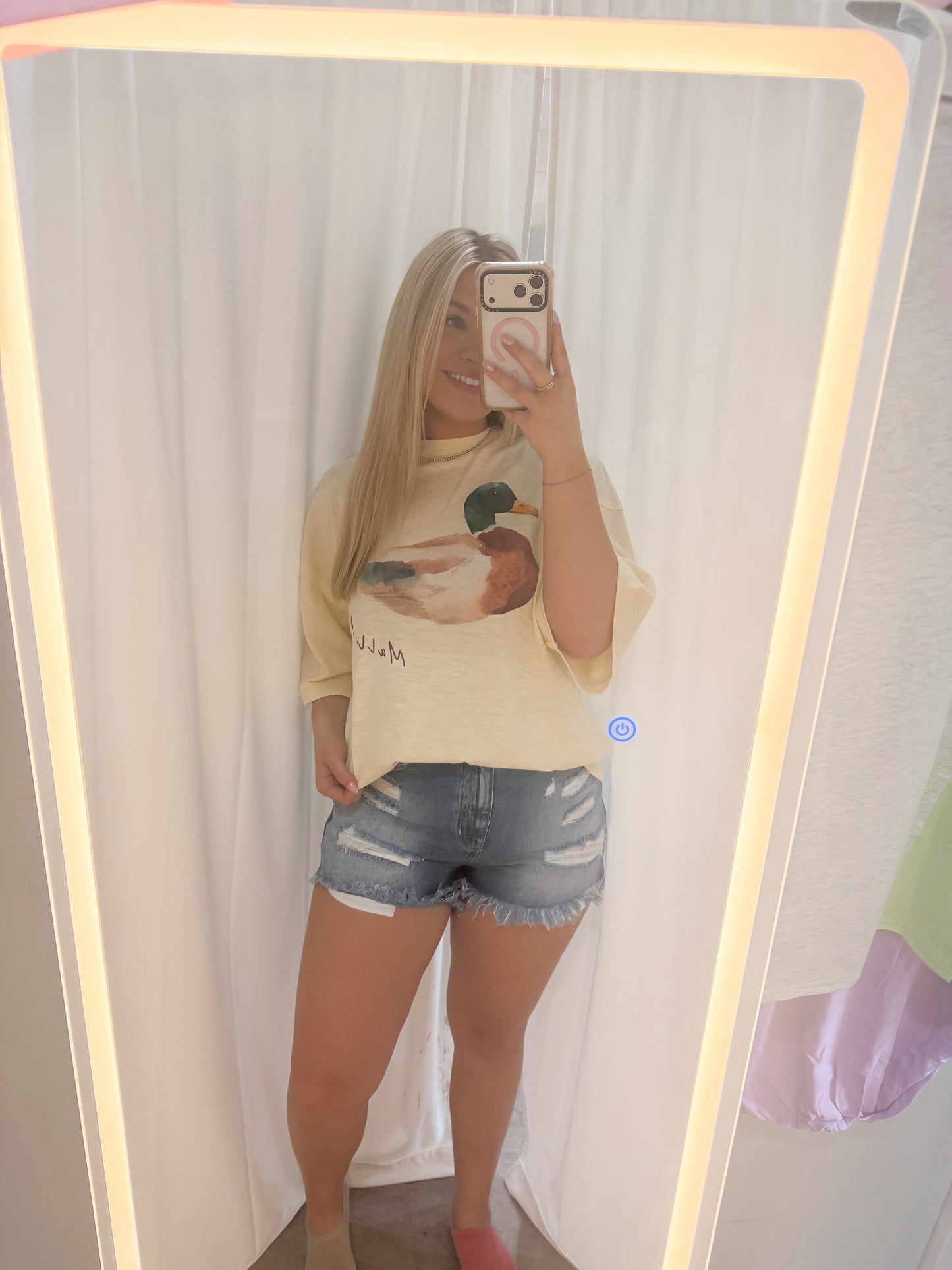 Butter Yellow Mallard Tee