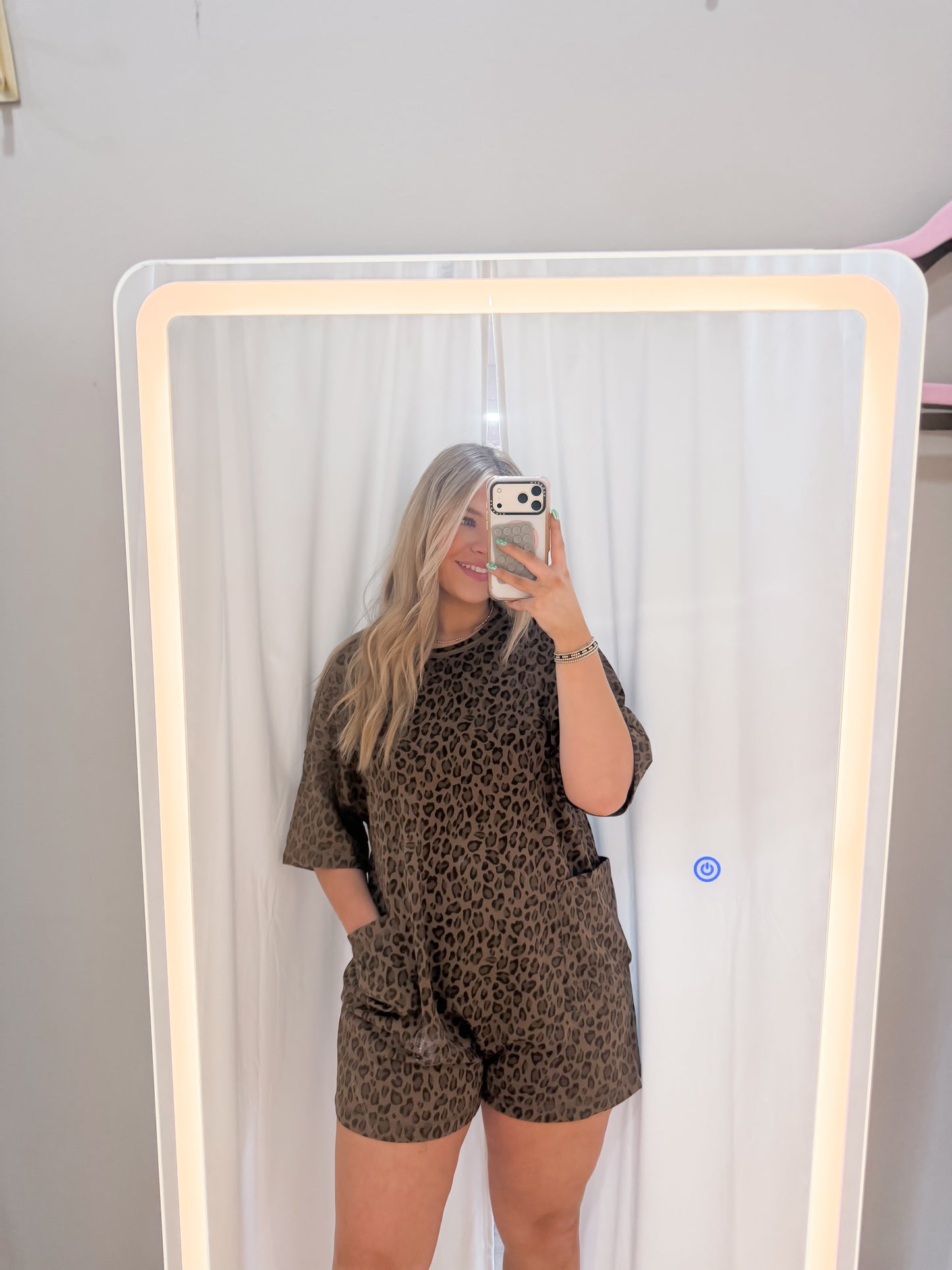 Leopard Luxe T-shirt Romper
