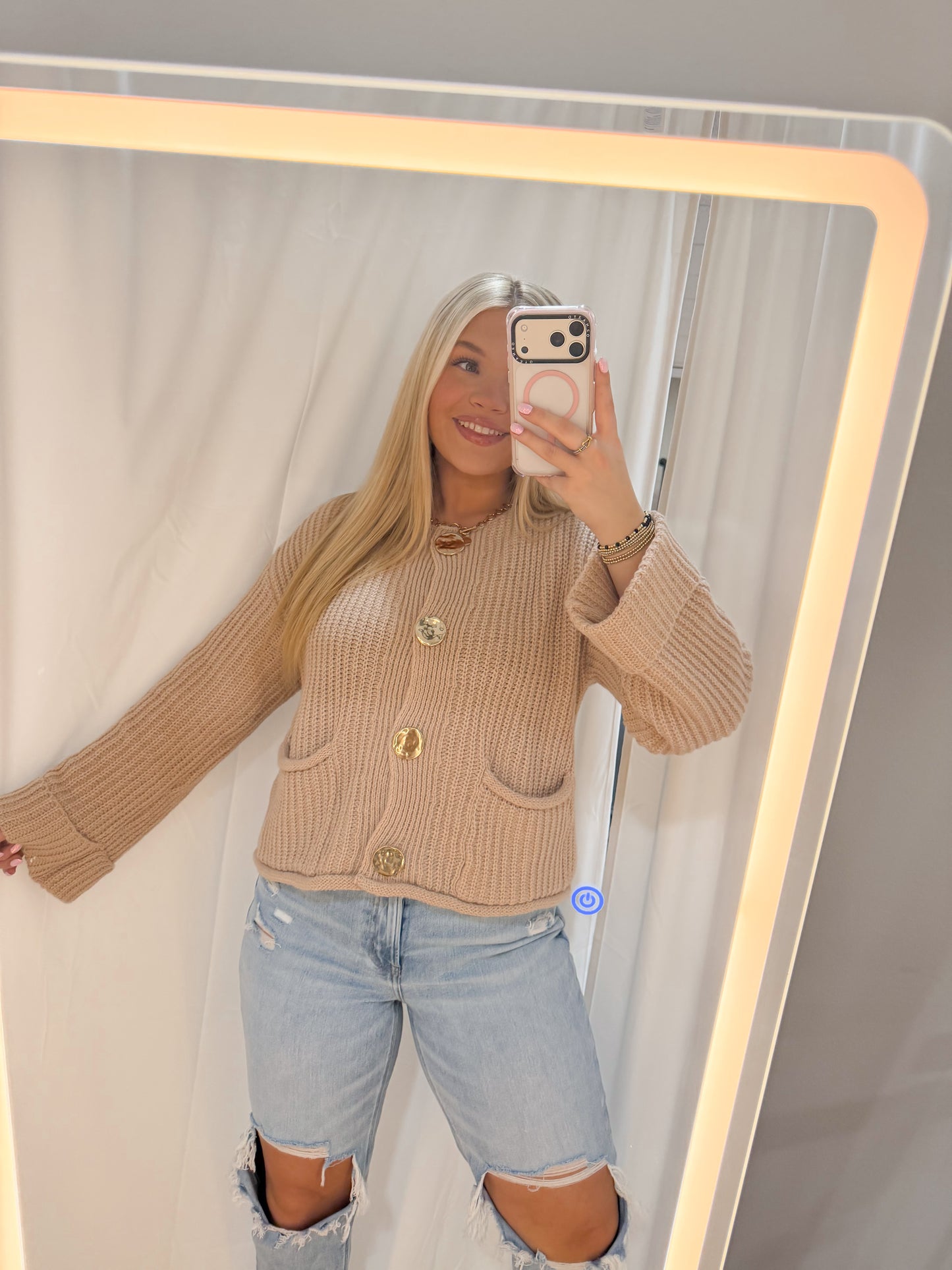 Luxe Button Down Cardigan