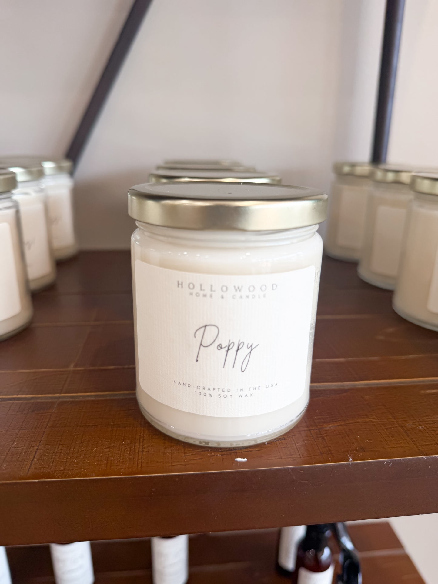 8 OZ Candle Poppy