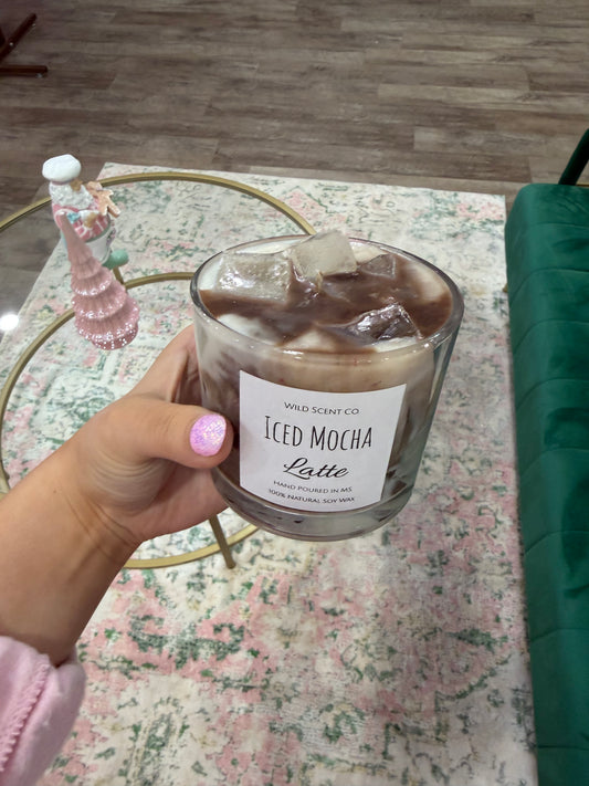 Iced coffee Candle