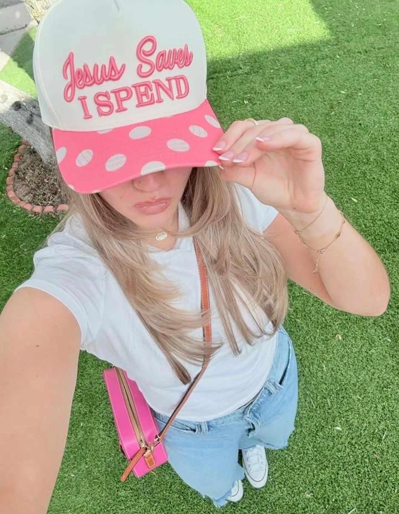 Jesus Saves I Spend Hat