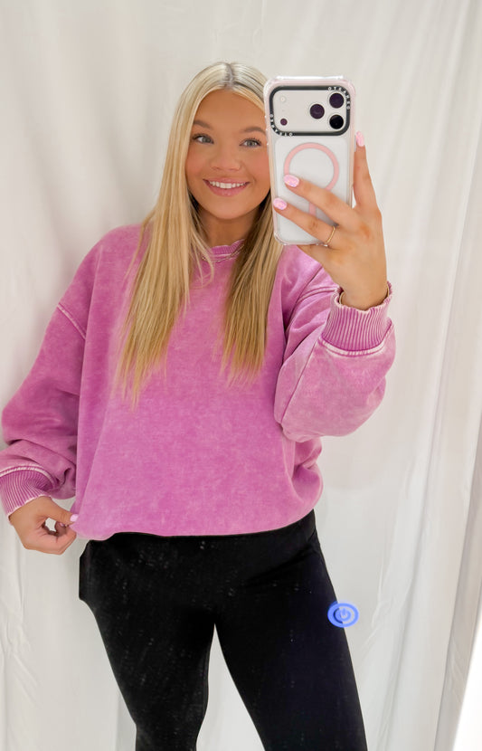 Mauve Z Pullover