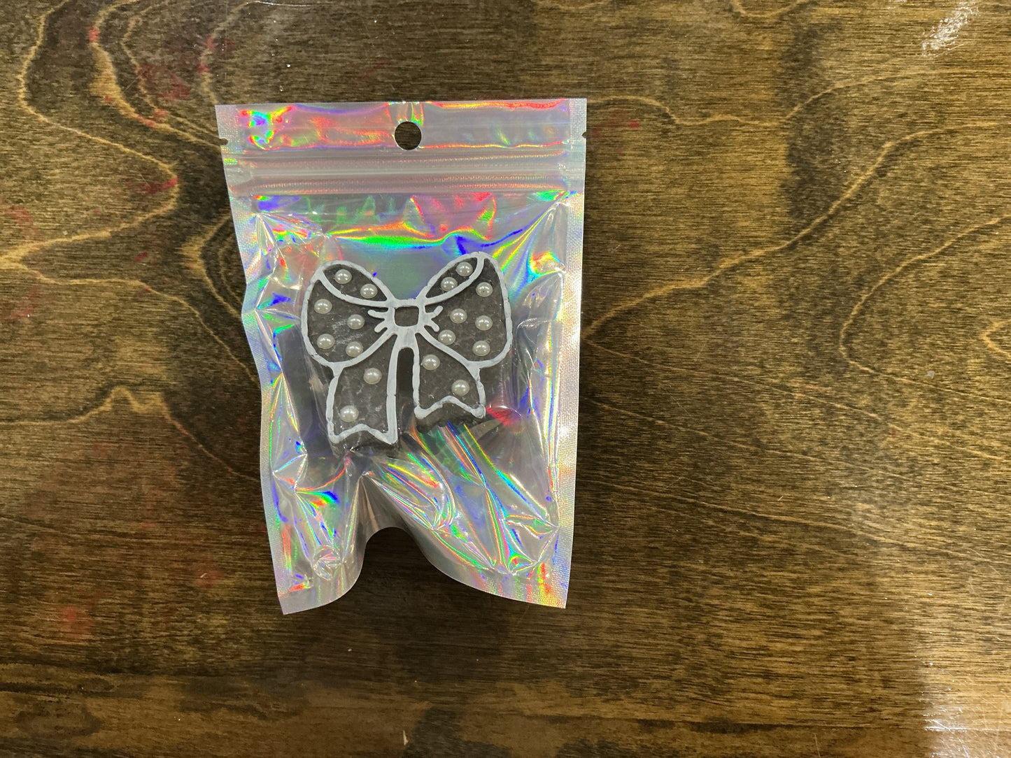 Freshie Vent Clip bow black dot