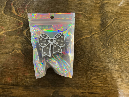 Freshie Vent Clip bow black dot