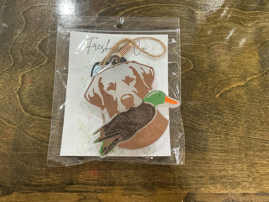 Freshie dog duck clear