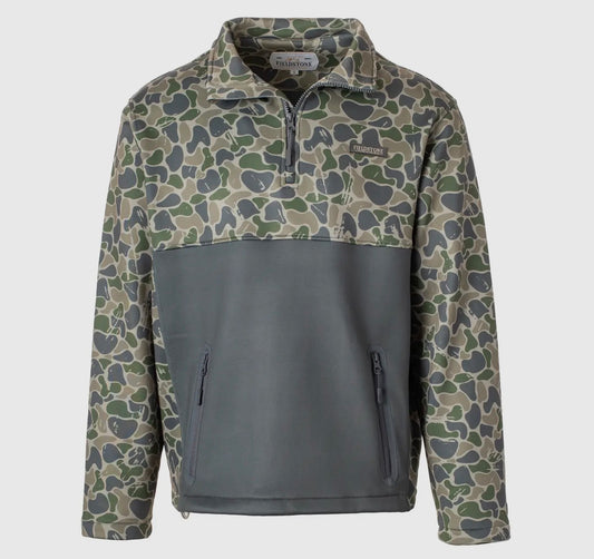 Backwoods Camo Quarter Zip Kids