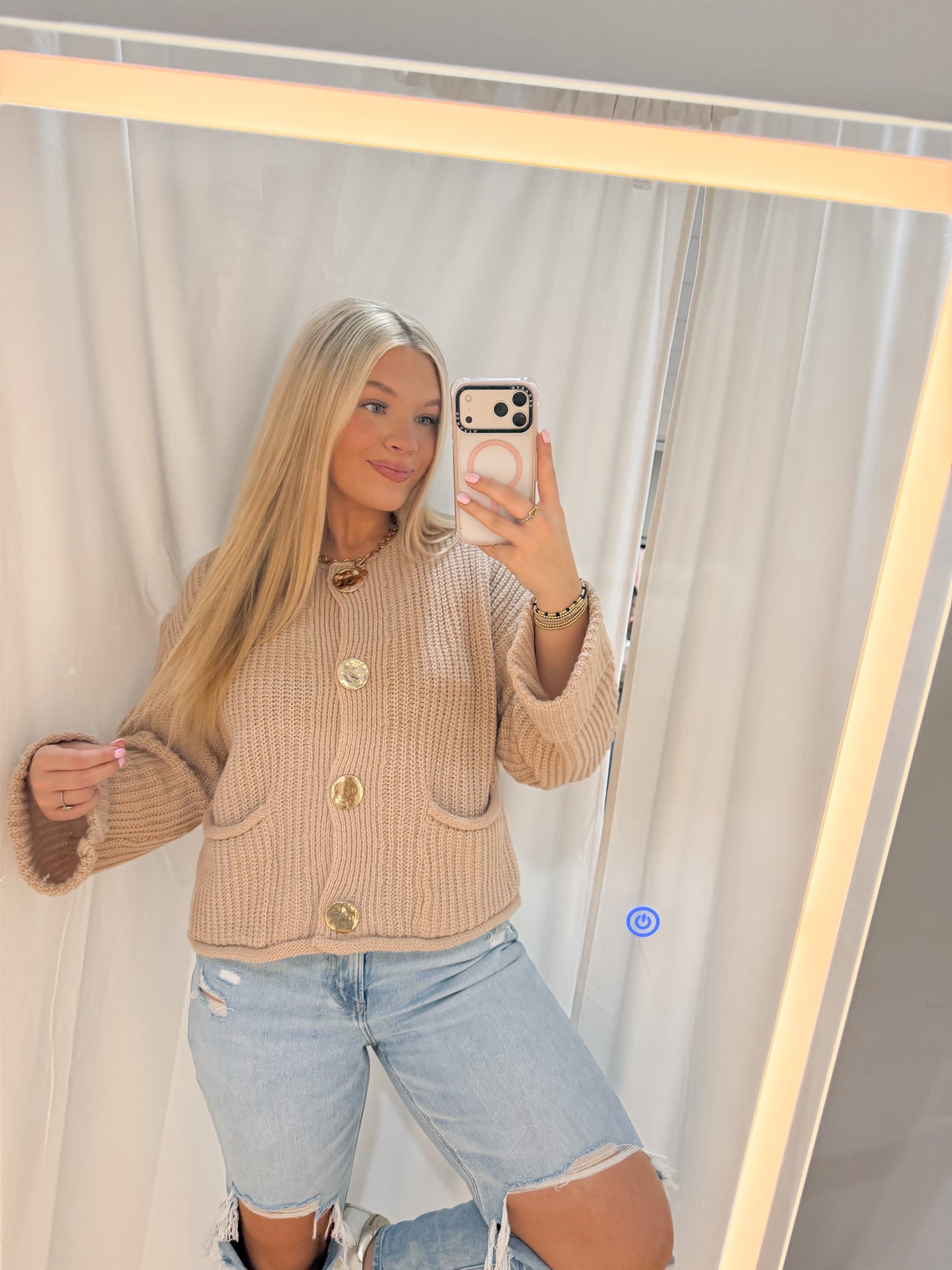 Luxe Button Down Cardigan