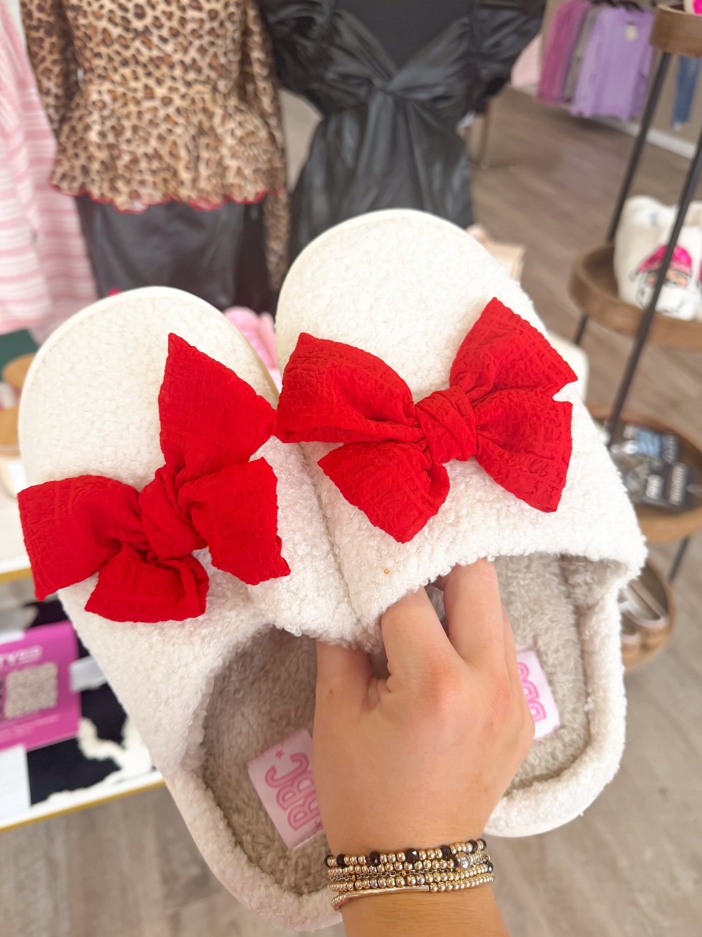 Bow Slippers