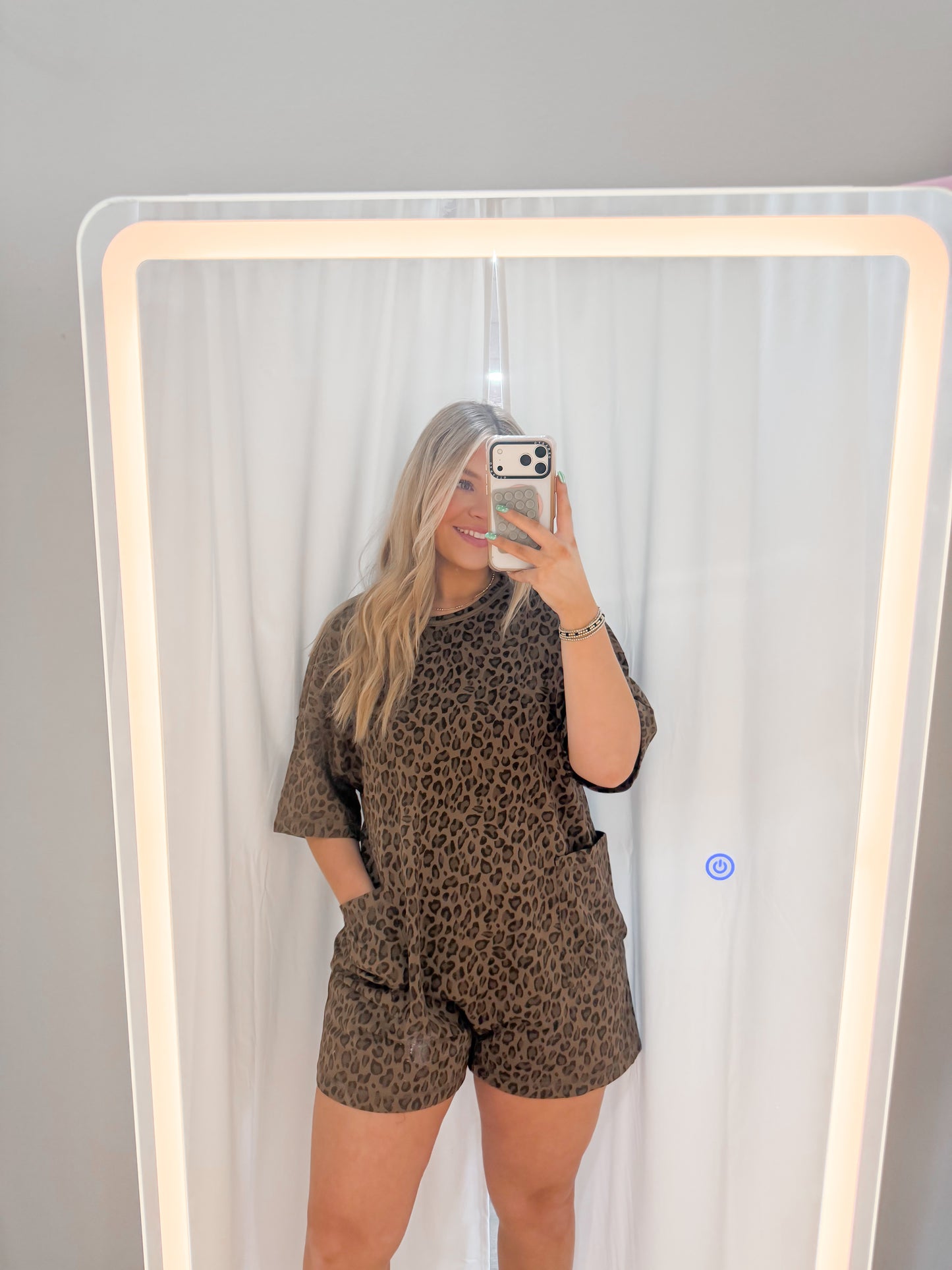 Leopard Luxe T-shirt Romper